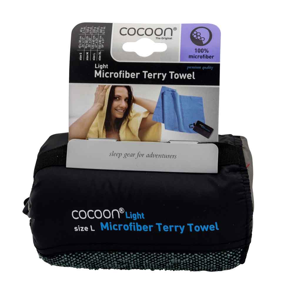 Cocoon Microfiber Terry Towel Light 120x60cm bamboo green Cocoon Microfiber Terry Towel Light 120x60cm bamboo green